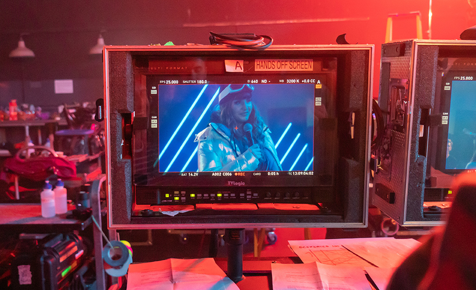 Behind the scenes @ The Outfit Content innovation Studios Film Crew