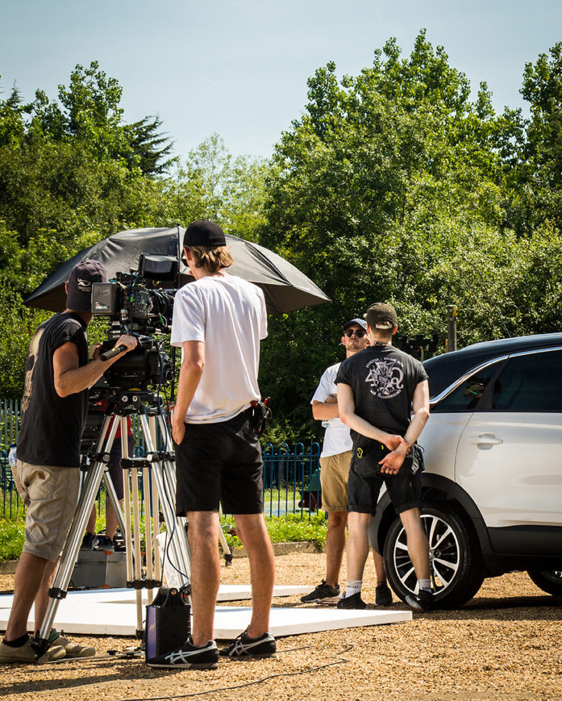 Behind the scenes @ The Outfit Content innovation Studios Film Crew